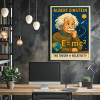 Albert Einstein The Theory Of Poster