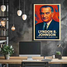 Lyndon B. Johnson Presidential Poster