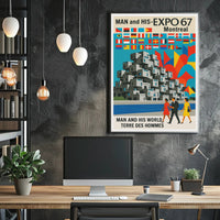 Man and His World Expo 67 Montreal Poster PosterGoat