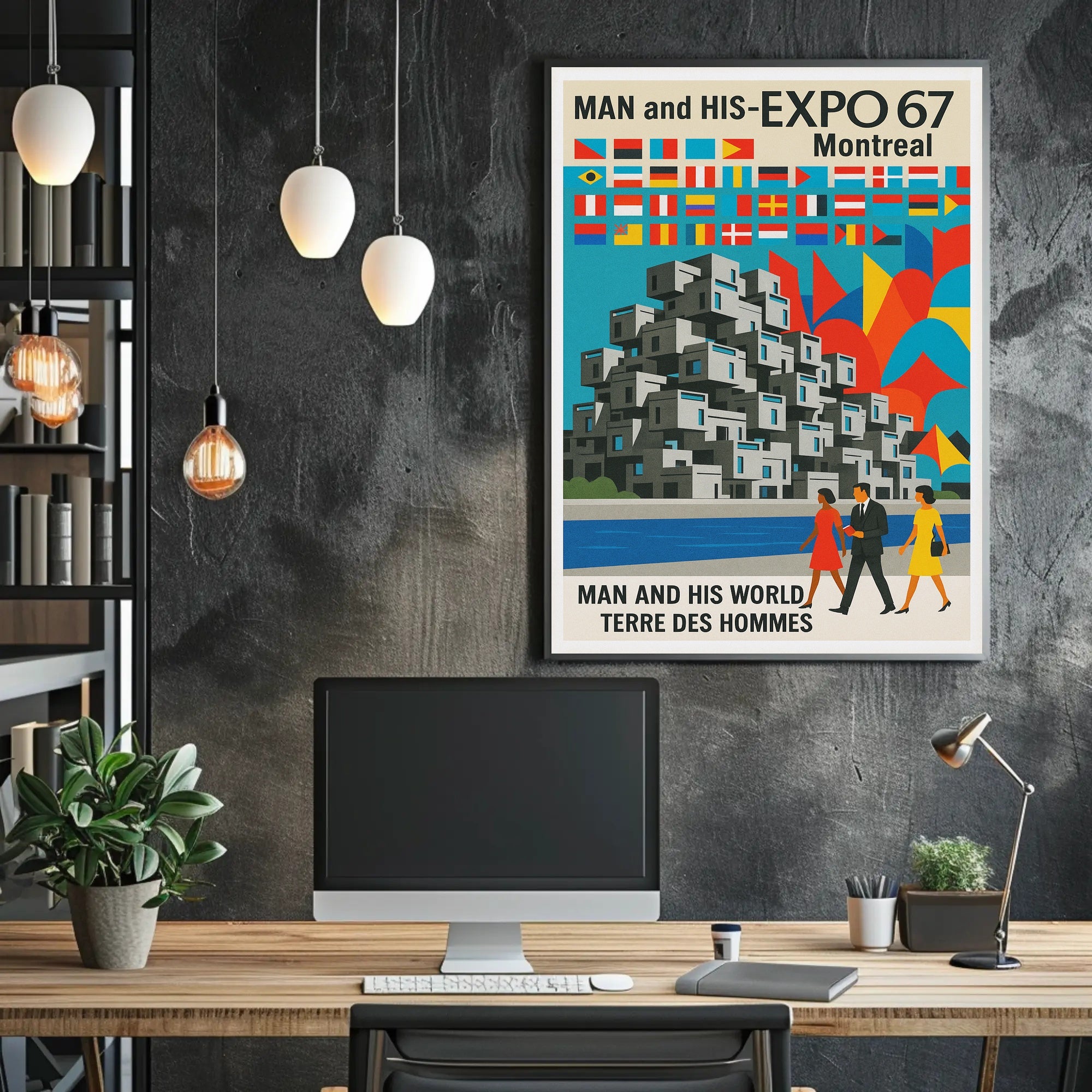 Man and His World Expo 67 Montreal Poster PosterGoat