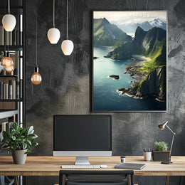 Kenai Fjords Majestic Travel Poster Wall Art