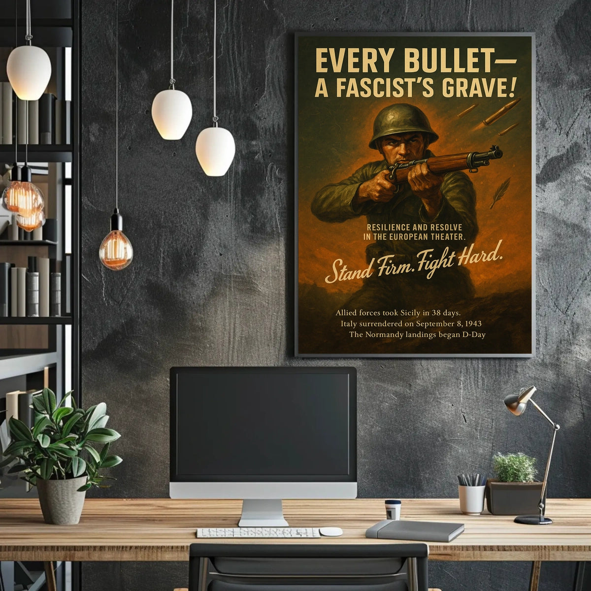 Every BulletA FascistS Grave Poster