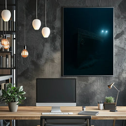 Ghostly Shipwreck Poster