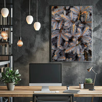 Evergreen Nature Tranquility Photorealistic National Park Poster