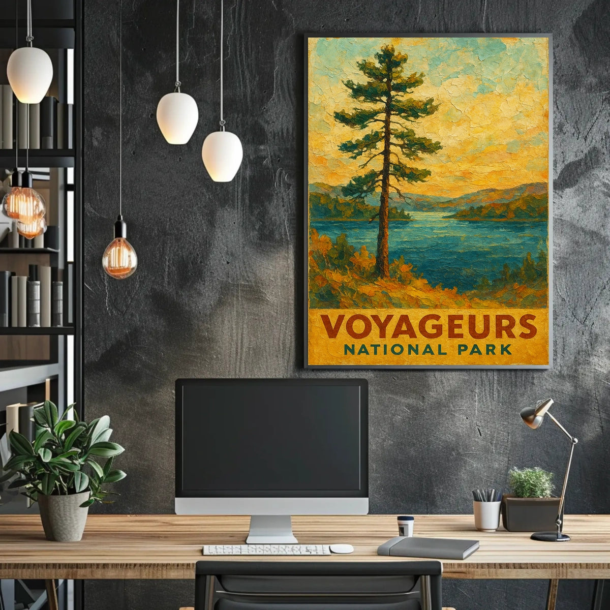 Voyageurs National Park Scenic Wilderness Poster