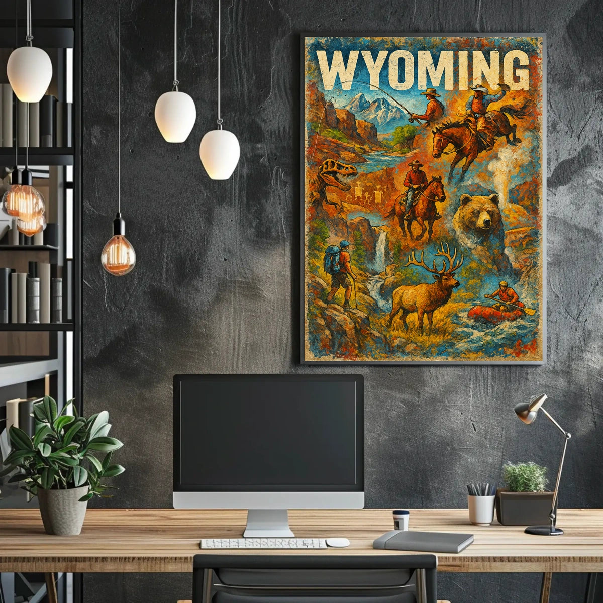 Wyoming Adventure Poster