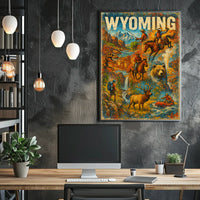 Wyoming Adventure Poster