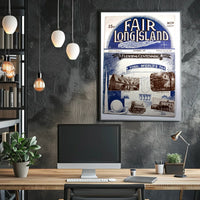 Flushing Centennial 1937 Vintage Architecture Poster Print