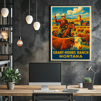 Grant-Kohrs Ranch Montana Poster
