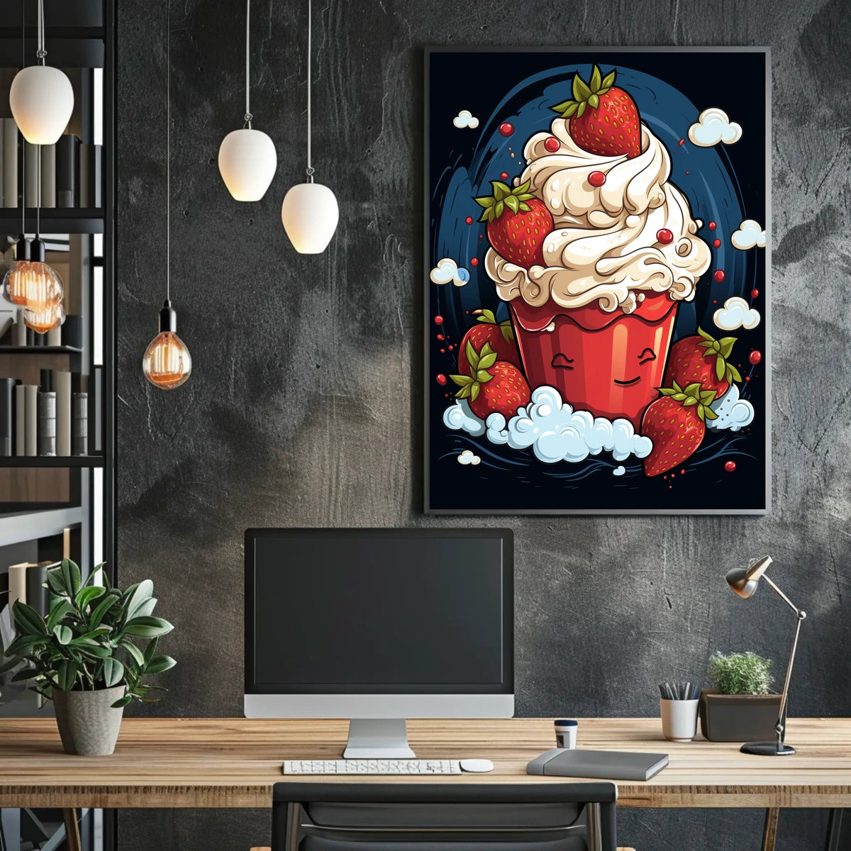 Sweet Strawberry Delight Poster