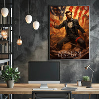 Abraham Lincoln Leadership Art Poster For Home Decor