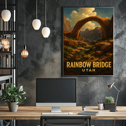 Rainbow Bridge Utah Poster