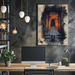 Haunting Gothic Scene Art Print - Abstract or Artistic Poster