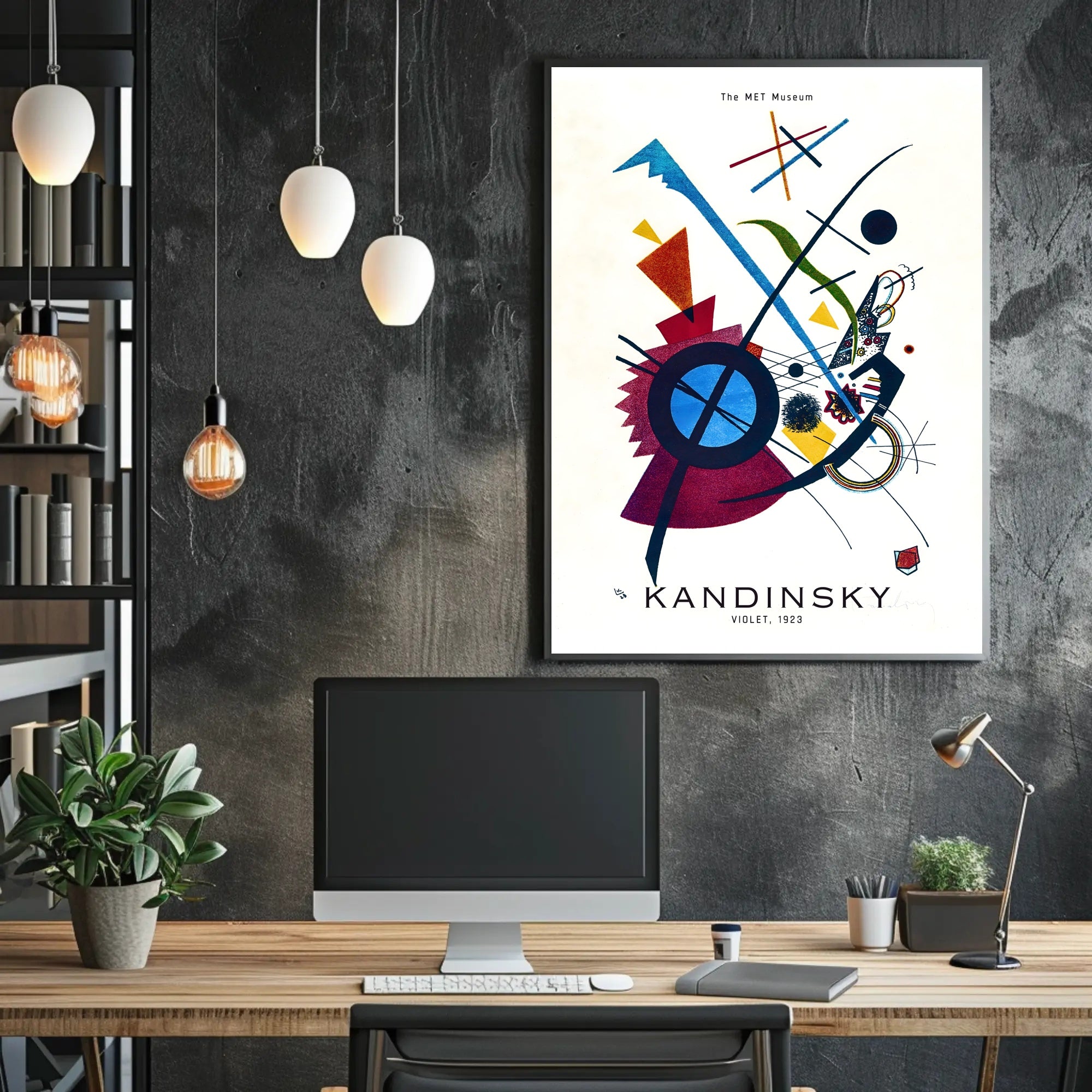 Kandinsky Violet 1923 Poster