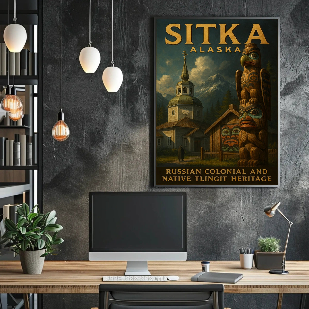 Sitka, Alaska Russian Colonial And Poster