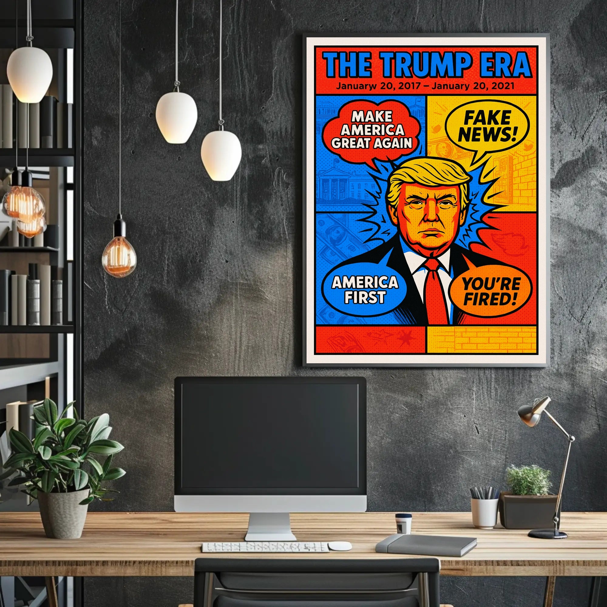 Donald Trump Presidential Era Political or Propaganda Poster