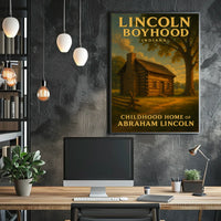 Abraham Lincoln Boyhood Home Poster