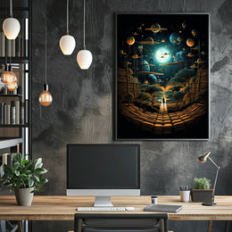 Journey Through the Cosmos Poster