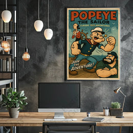 Join the Adventure with Vintage Nautical Pop Culture Poster