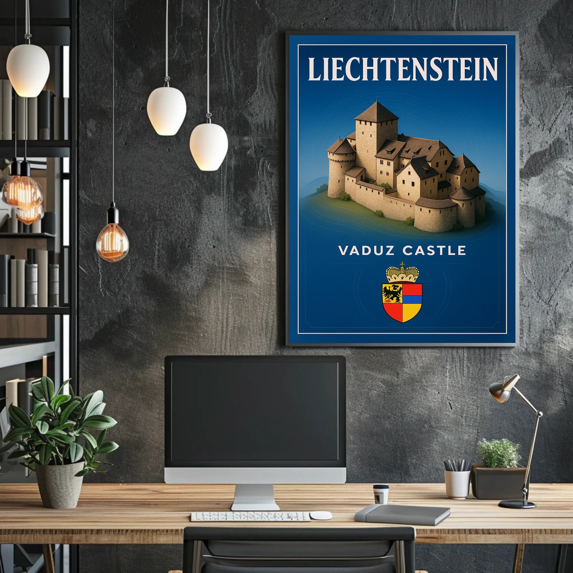 Vaduz Castle Liechtenstein Poster PosterGoat