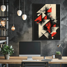 Geometric Abstraction Abstract Poster