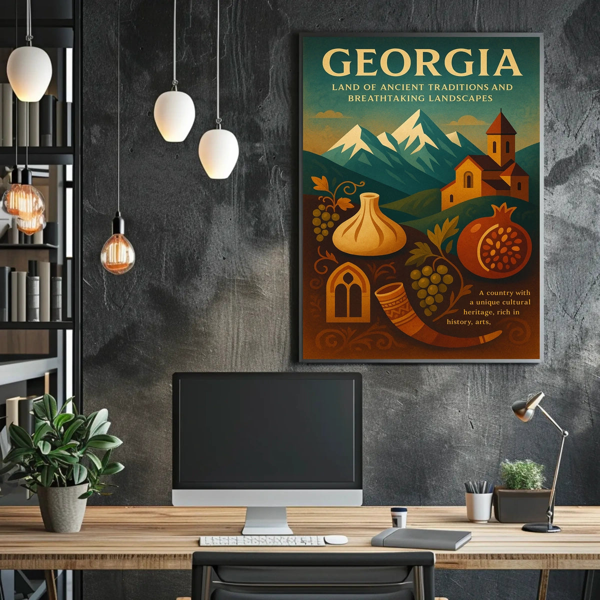 Georgia Land Of Ancient Traditions Poster