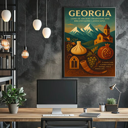 Georgia Land Of Ancient Traditions Poster