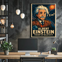 Albert Einstein Theory Of Relativity Poster