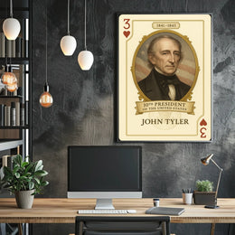 John Tyler Tenth President Wall Art History Poster