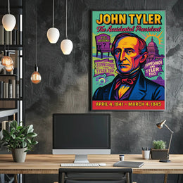 John Tyler The Accidental President Poster PosterGoat
