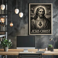 Jesus Christ Illustration Poster