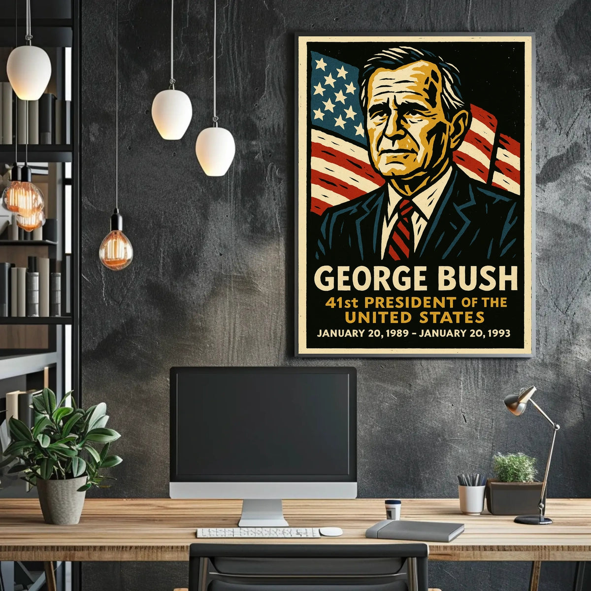 George Bush 41st President Poster