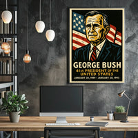 George Bush 41st President Poster