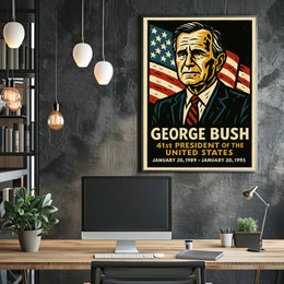 George Bush 41st President Poster