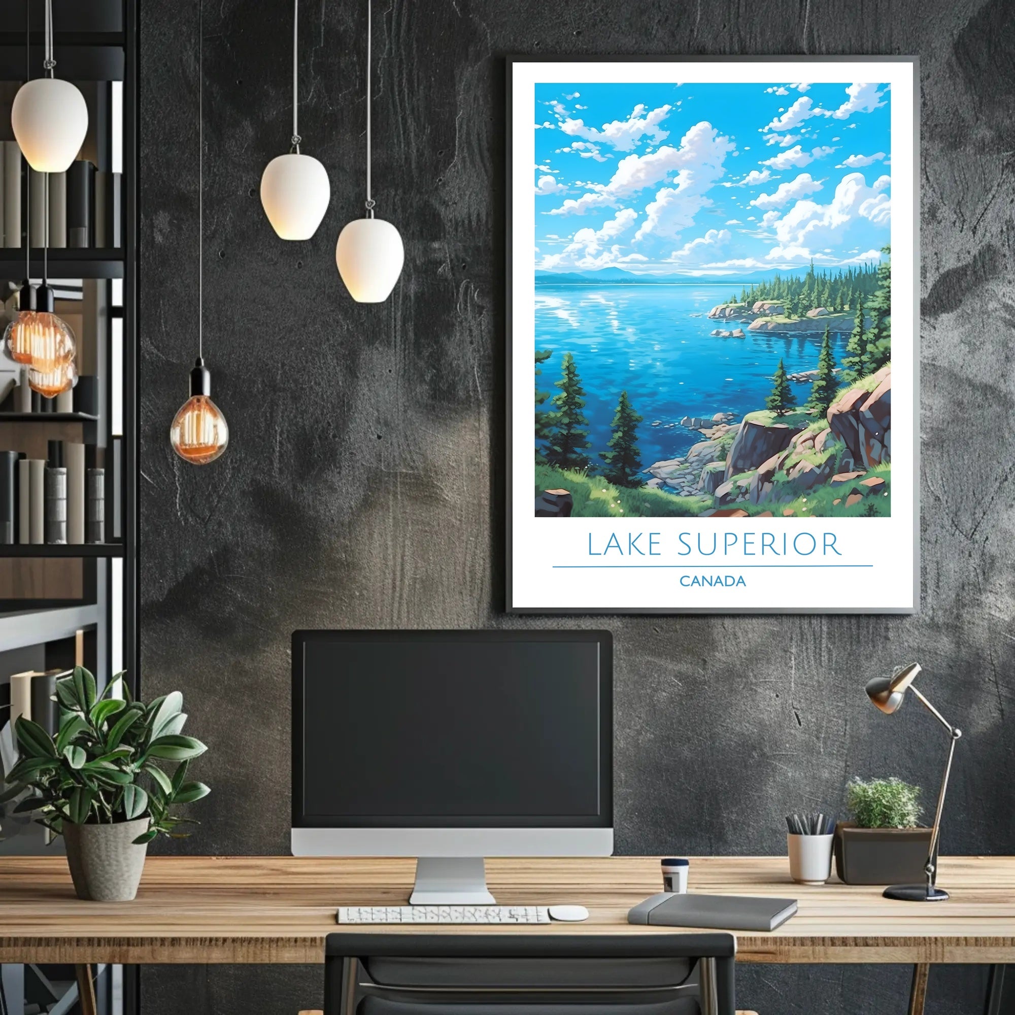 Lake Superior Serenity Poster