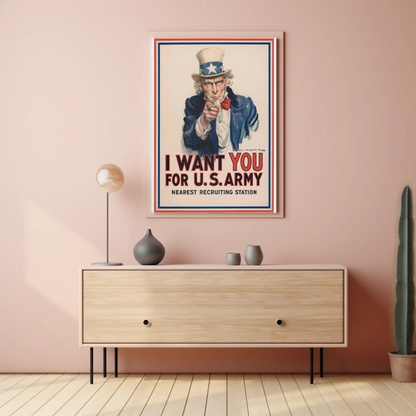 I Want YOU for U.S. Army – World War I Recruiting Poster