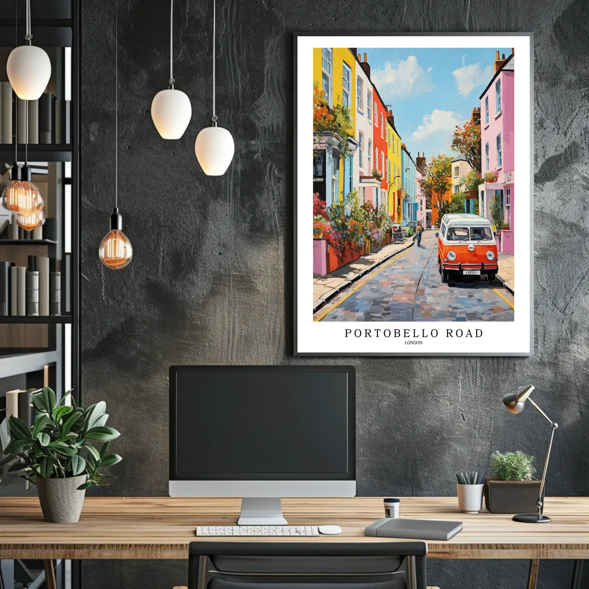 Portobello Road London Poster