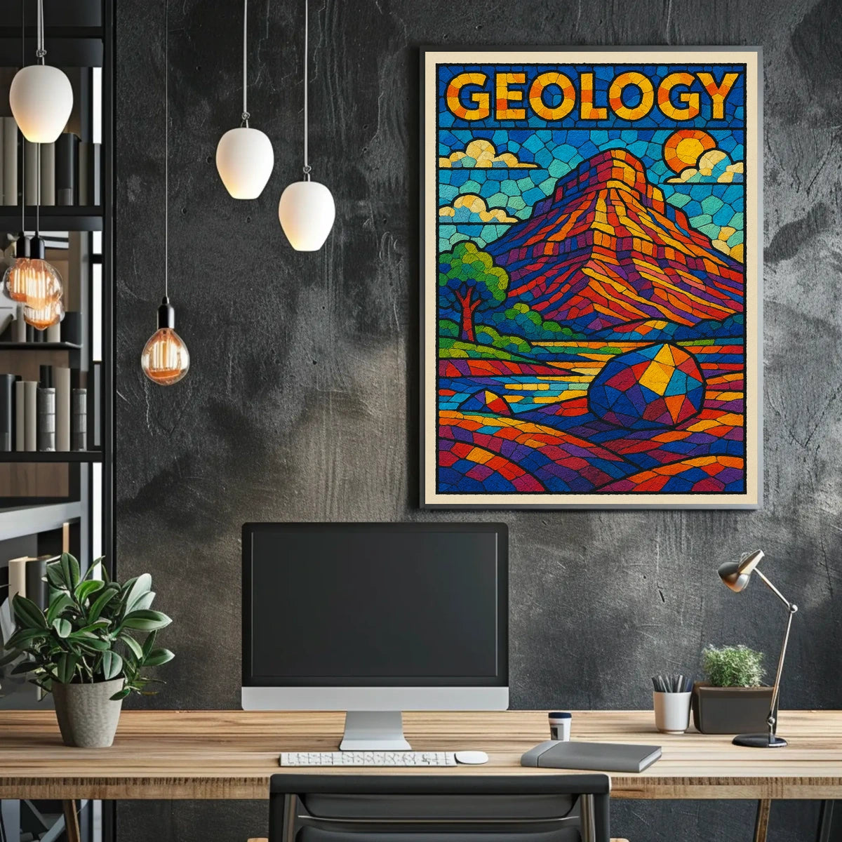 Geology Art Poster