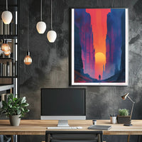 Journey Through the Canyon Poster PosterGoat