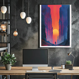 Journey Through the Canyon Poster PosterGoat