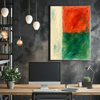 Abstract Color Composition Abstract Poster