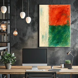 Abstract Color Composition Abstract Poster