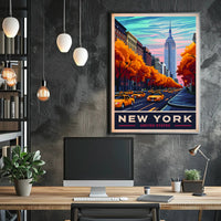 New York in Autumn Poster