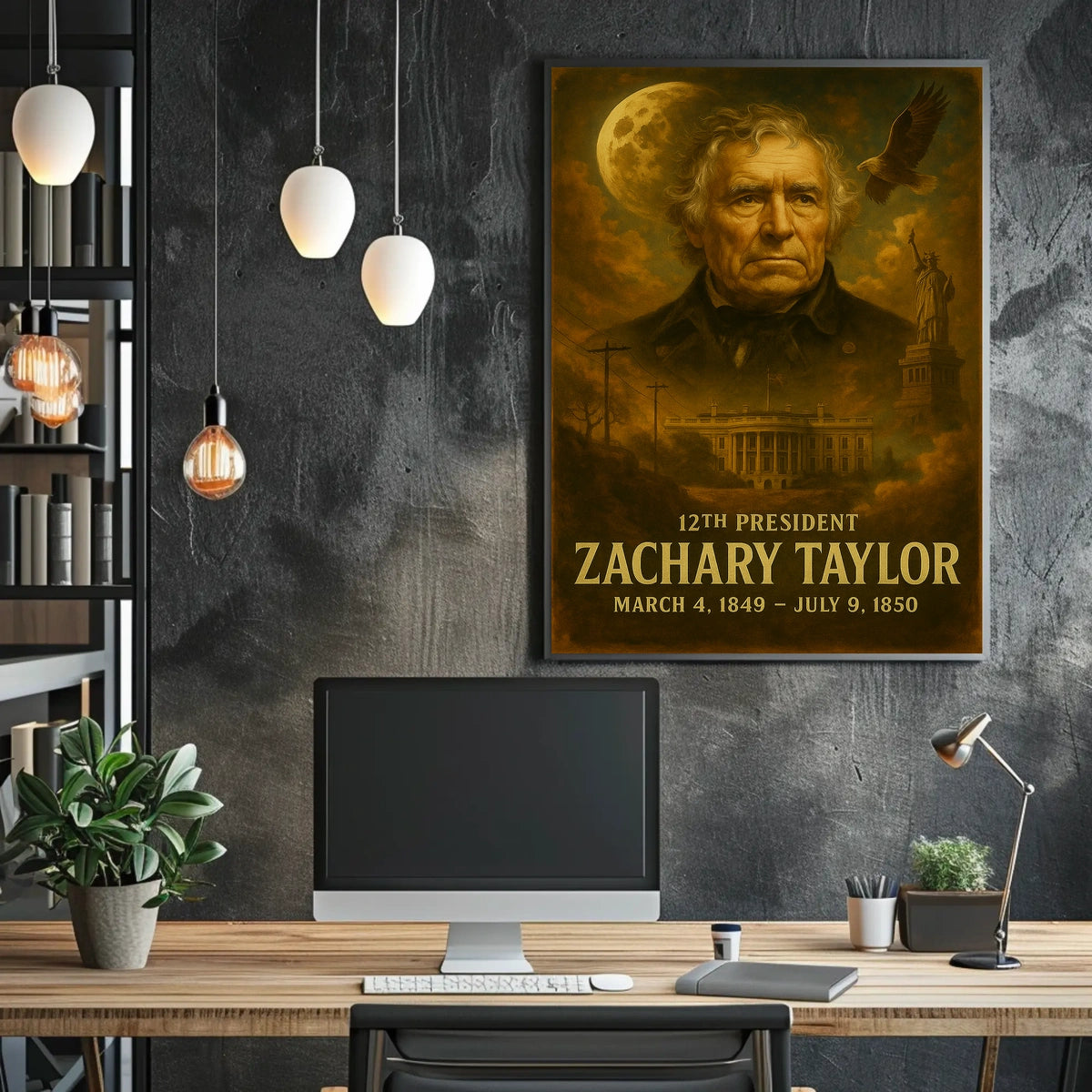 Zachary Taylor 12Th President Poster