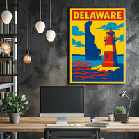 Delaware Lighthouse Poster