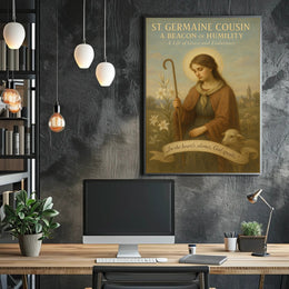 St. Germaine Cousin A Beacon of Humility Poster