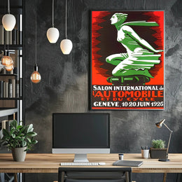 Salon International de l'Automobile et du Cycle 1926 Poster