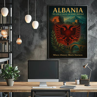 Albanian Pride: A Cultural or Heritage Poster