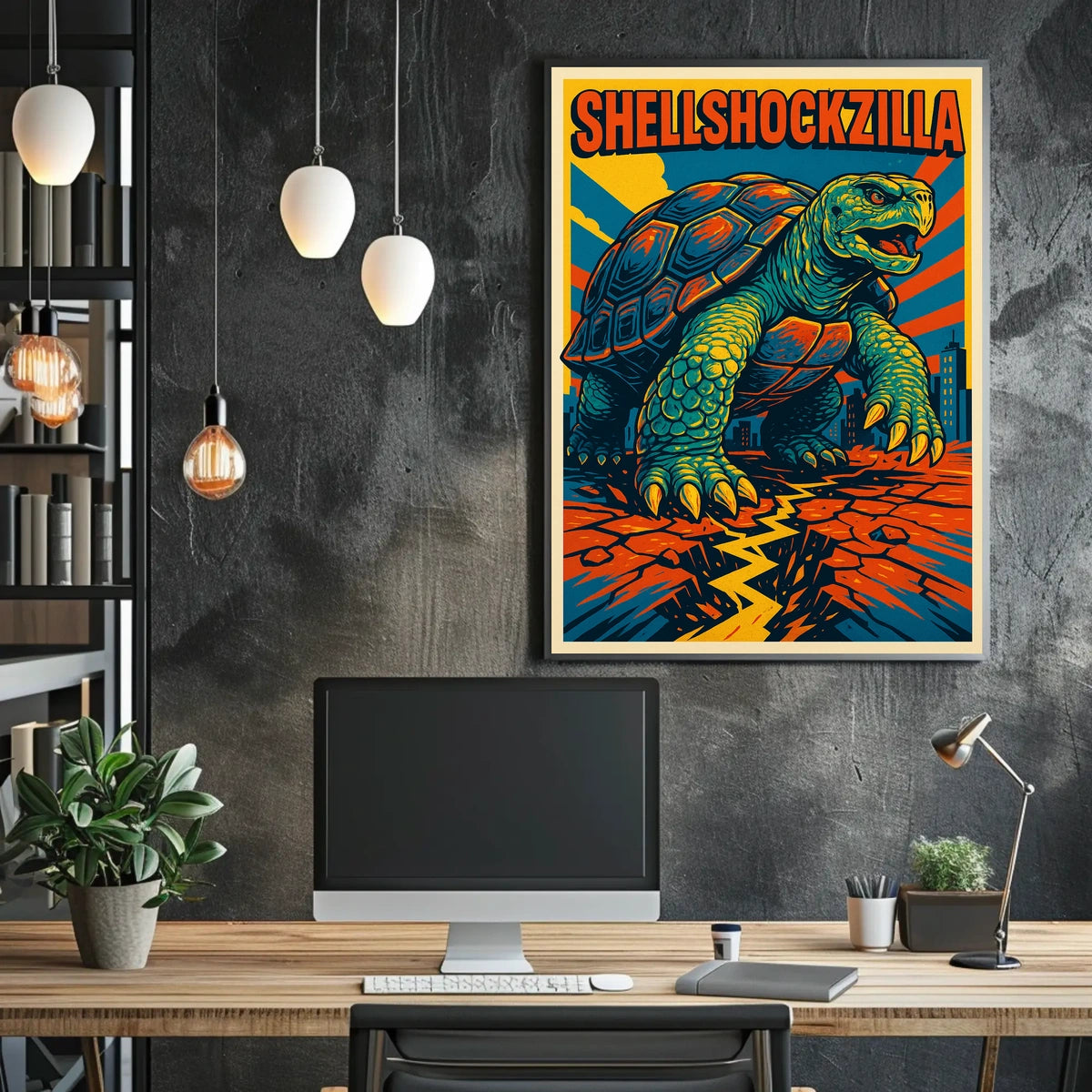 Shellshockzilla Poster