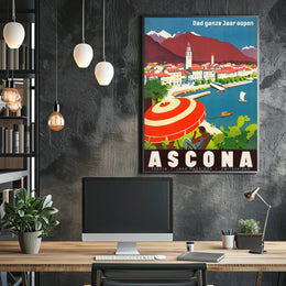 Ascona Travel Poster